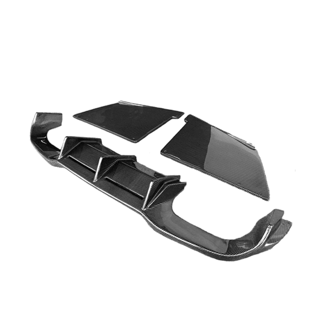 BMW M2 F87 Carbon Fiber Diffuser V2