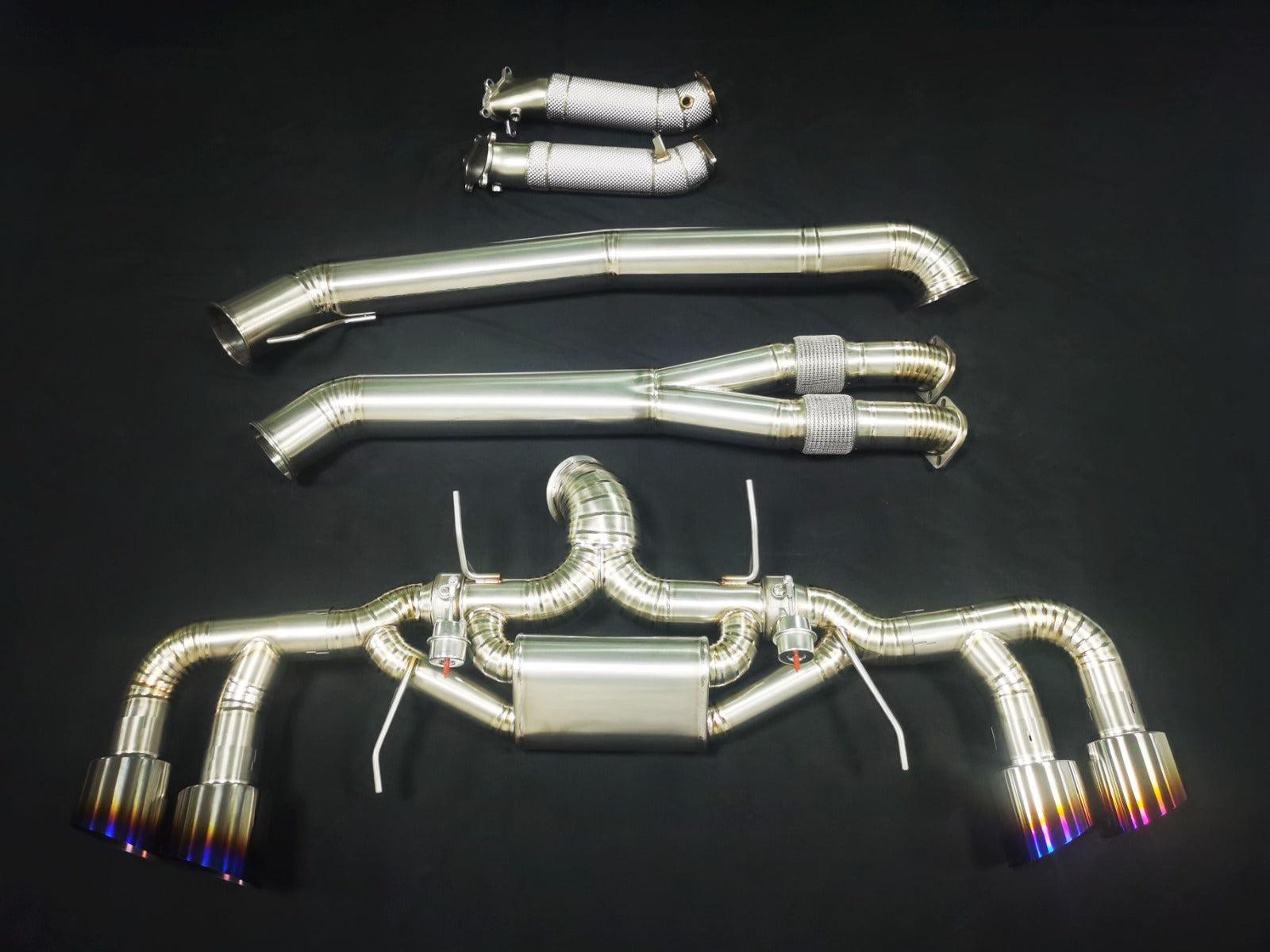 Nissan GTR R35 | 114 MM Valve Catback | Y Pipe and Downpipe